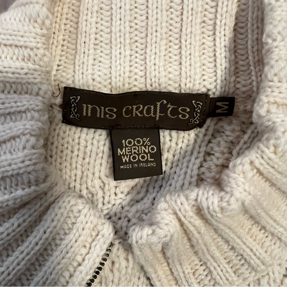 Inis Crafts Merino Wool Sweater - Picture 2 of 6